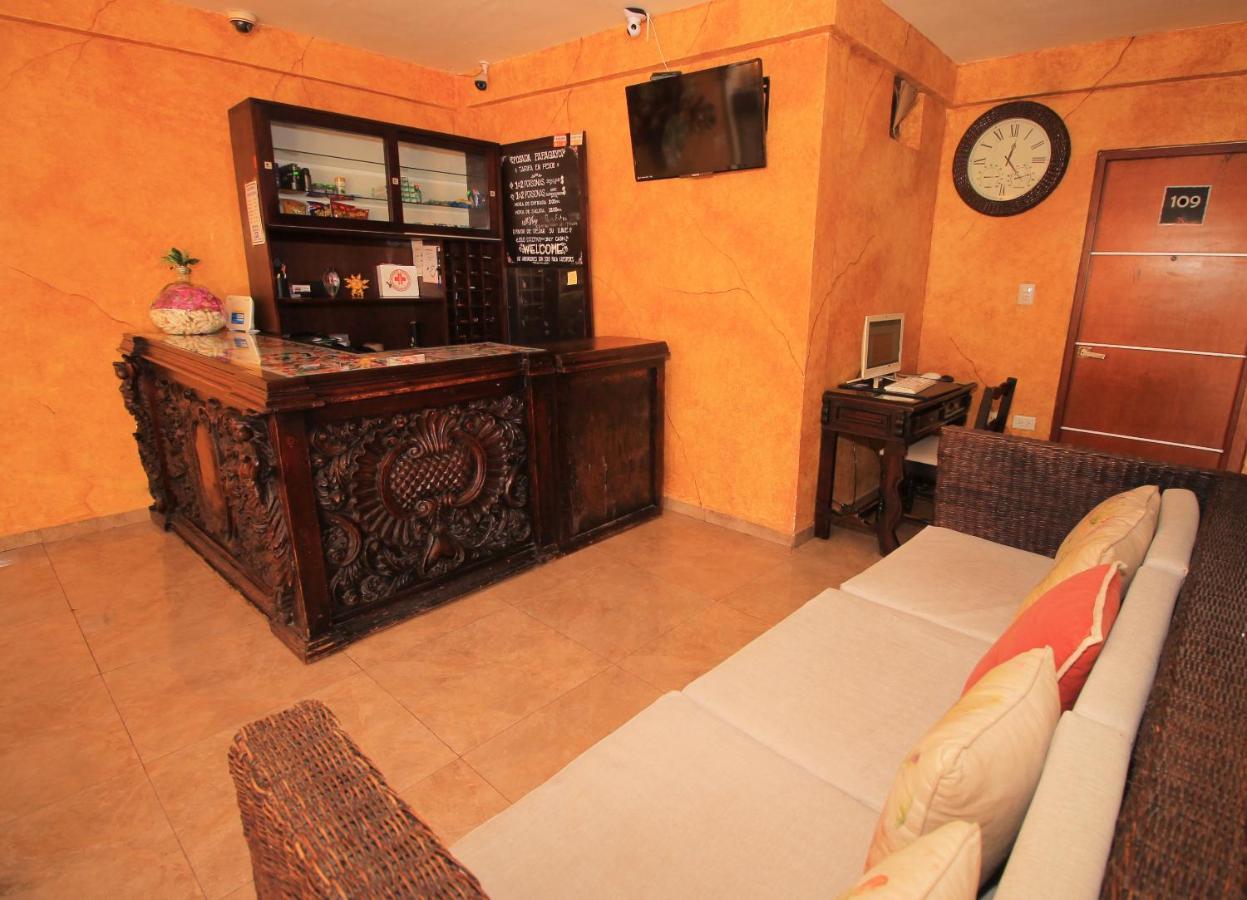 Papagayo Hotel Boutique Playa del Carmen Luaran gambar Reception area